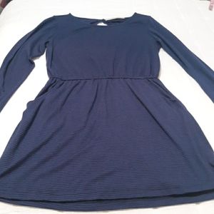 Striped cotton Navy dress